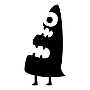 Hungry Monster Stencil