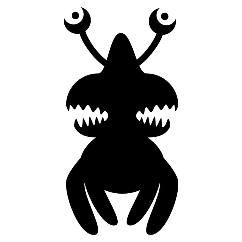 Crab Monster Stencil