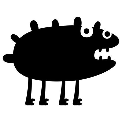 Spike Monster Stencil