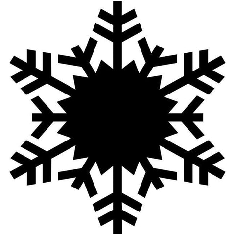 Fern Snowflake Craft Stencil