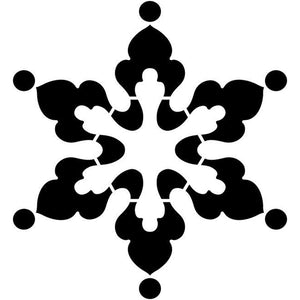 Stellar Snowflake Craft Stencil
