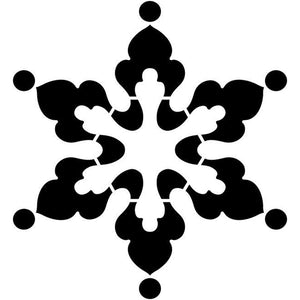 Stellar Snowflake Craft Stencil