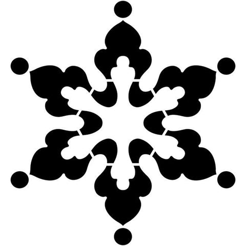 Stellar Snowflake Craft Stencil