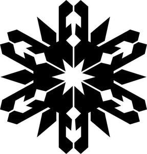 Spiked Snowflake Craft Stencil