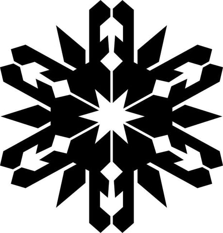 American Crafts Art Stencils American - Snowflake Copper Metal