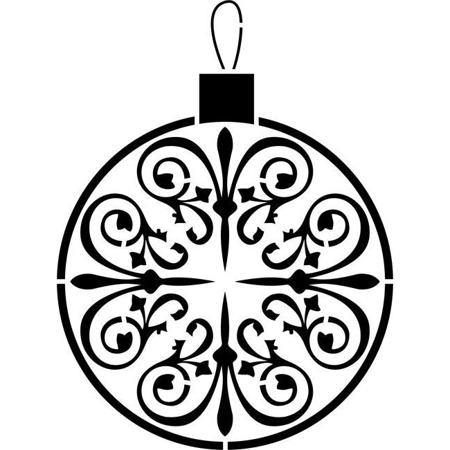 Christmas Ornament Stencil