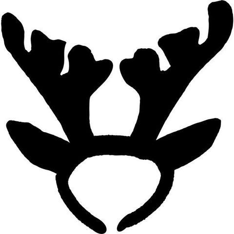 Reindeer Antlers Stencil