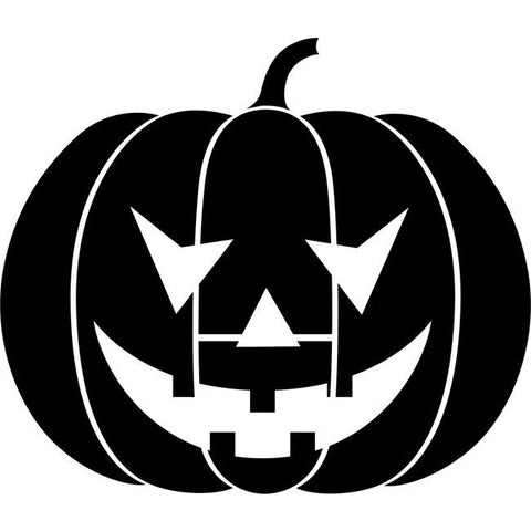 Grinning Pumpkin Stencil