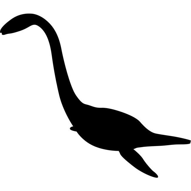 Plesiosaur Dinosaur Stencil
