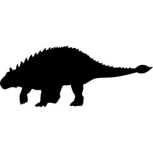 Ankylosaurus Dinosaur Silhouette Stencil