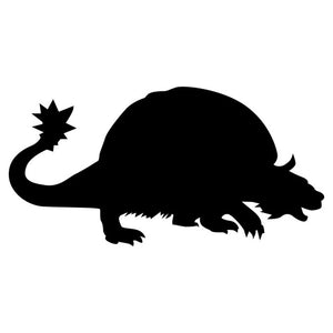 Euoplocephalus Dinosaur Stencil