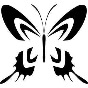 Two-Tone Swallowtail Butterfly Stencil