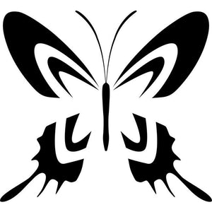 Two-Tone Swallowtail Butterfly Stencil