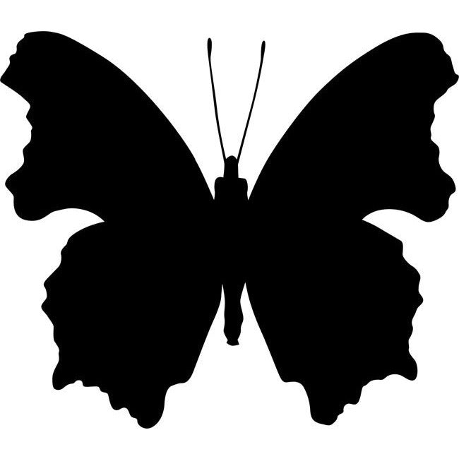 Leafwing Butterfly Stencil