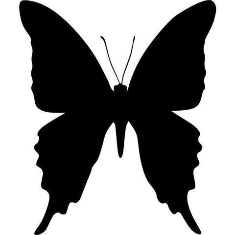 Swallowtail Butterfly Stencil