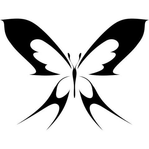 Two-tailed Butterfly Stencil