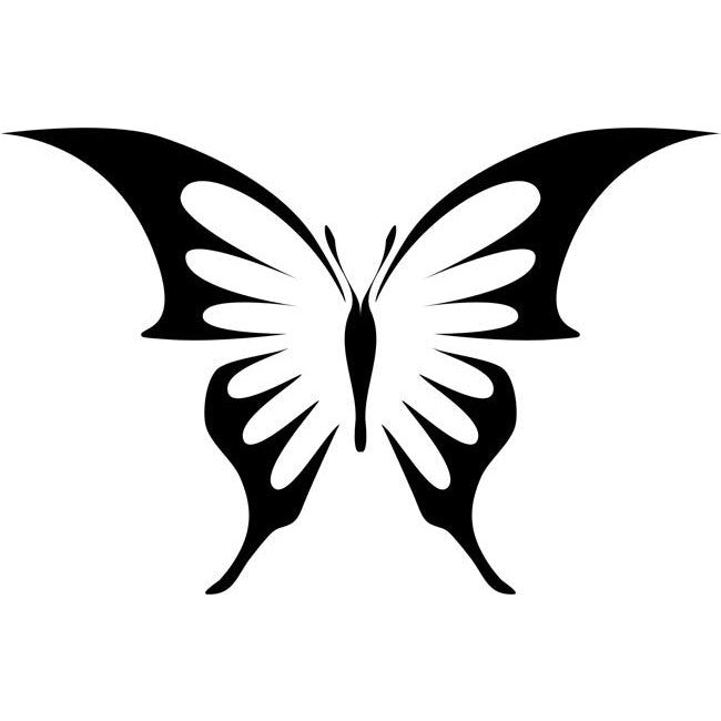 Gem Butterfly Stencil