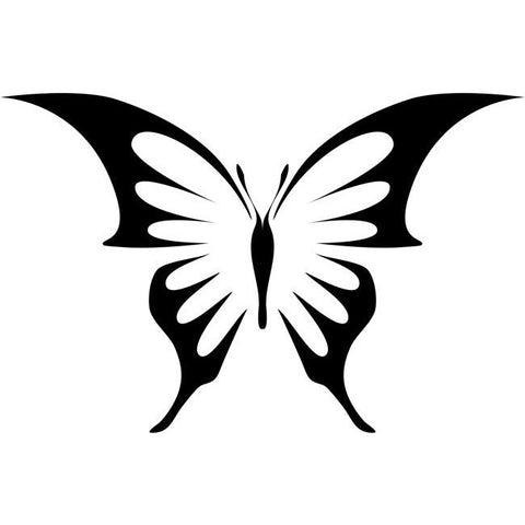 Gem Butterfly Stencil