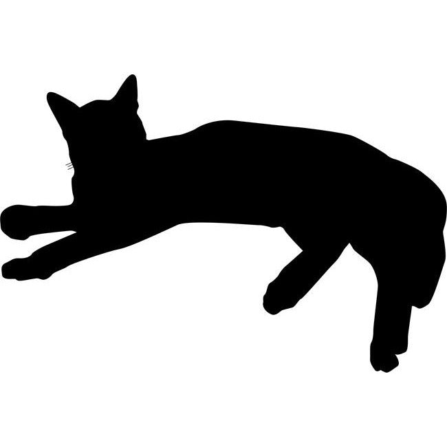 Lounging Cat Stencil
