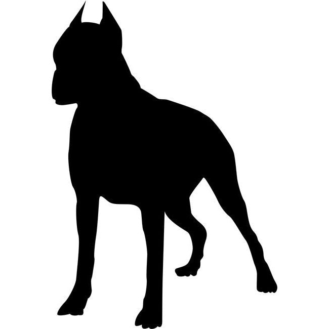 Boxer Dog Stencil