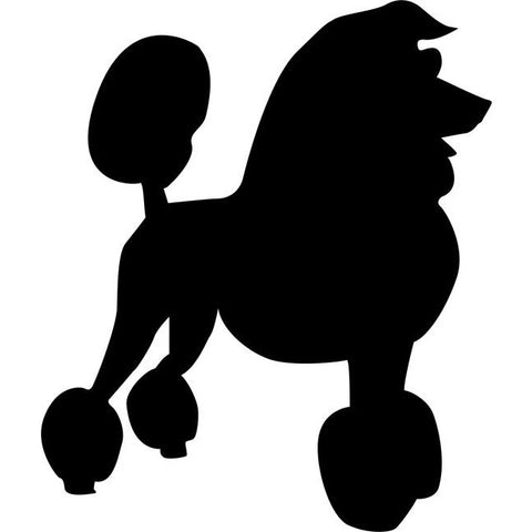 Kings Poodle Dog Stencil