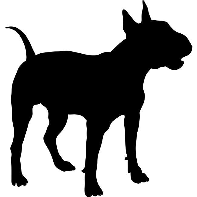 Bull Terrier Dog Stencil