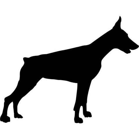 Doberman Dog Stencil