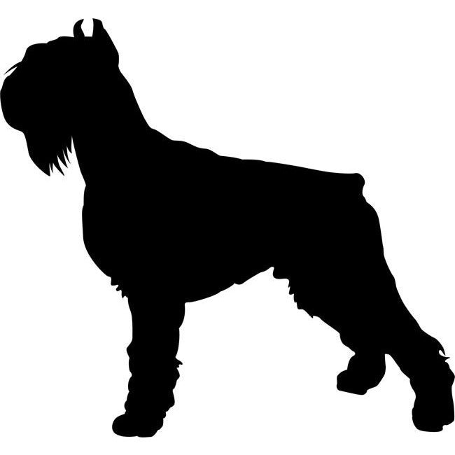 Schnauzer Dog Stencil