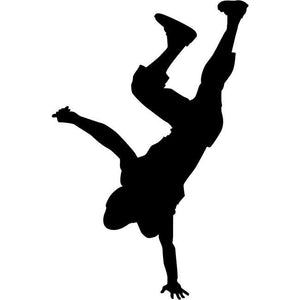 Handstand Break Dance Stencil 02