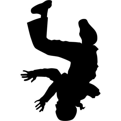 Headspin Break Dance Stencil
