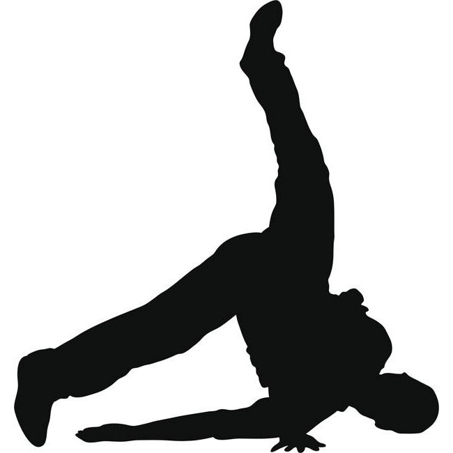 Windmill Break Dance Stencil