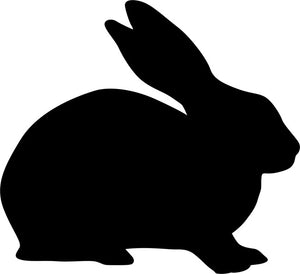 Angry Rabbit Stencil