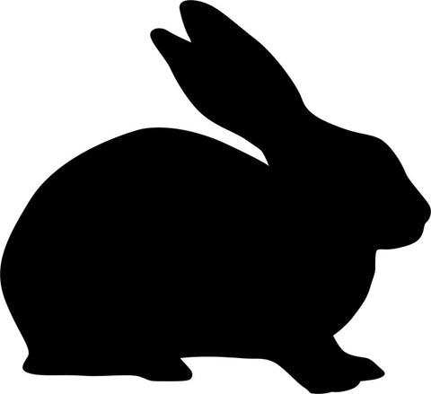 Angry Rabbit Stencil