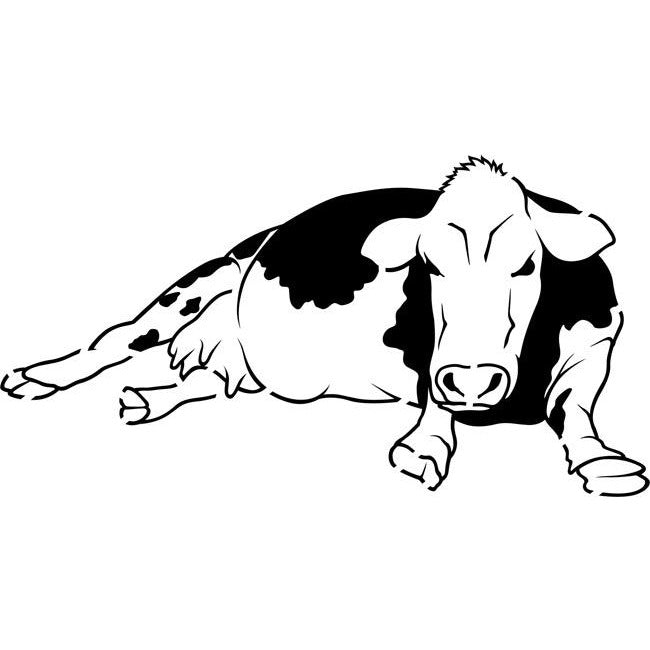 Dairy Cow Stencil