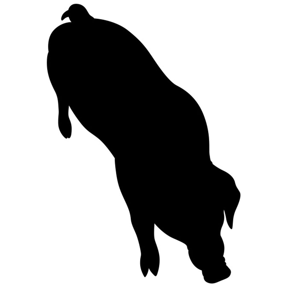 Feeding Pig 02 Craft Stencil