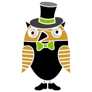 Lord Hoot Owl Stencil