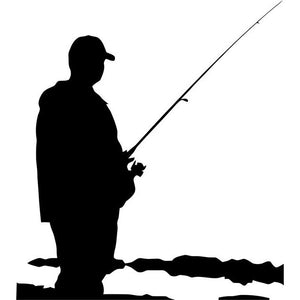 Shallow Water Fishing Stencil