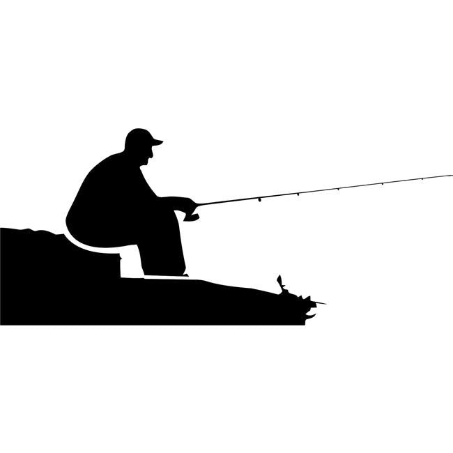 Relaxed Fishing Stencil