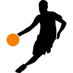 Traveling Basketball Stencil