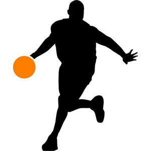 Passing Basketball Stencil