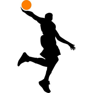 Windmill Dunk Basketball Stencil