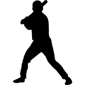 Batter Up Baseball Stencil