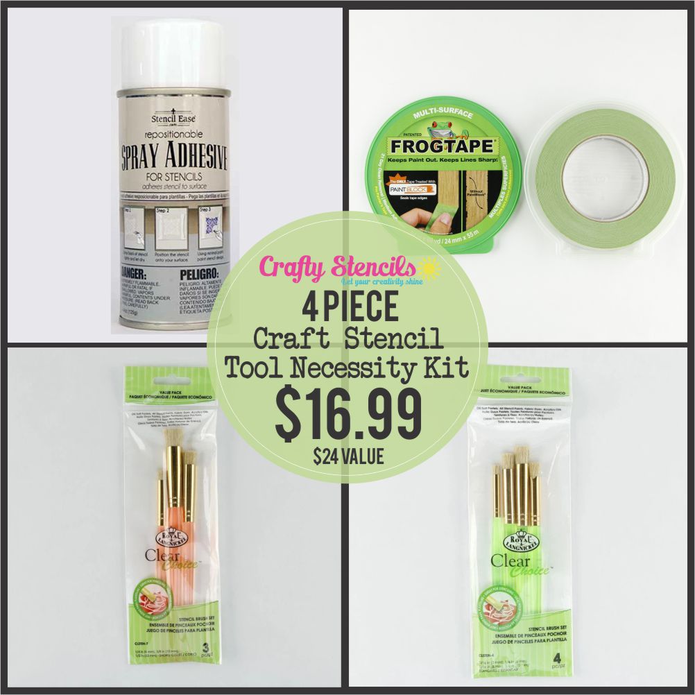 Craft Stencil Tools Necessity Set