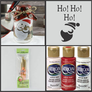 Santa Mason Jar Project Kit