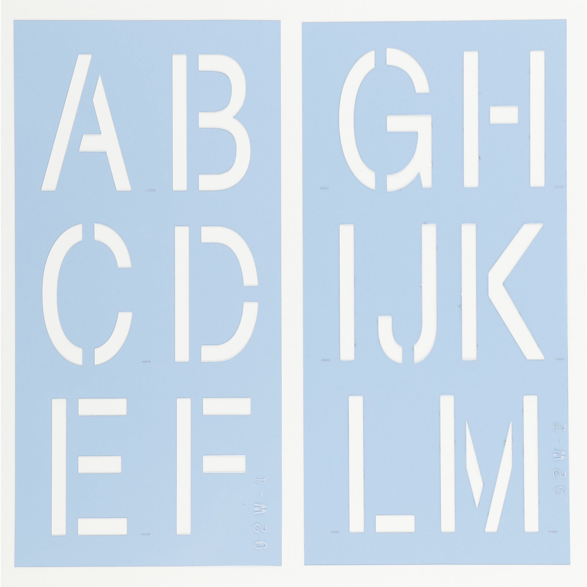 Block Letter Stencils
