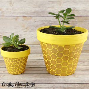 Hex Mini Craft Stencil