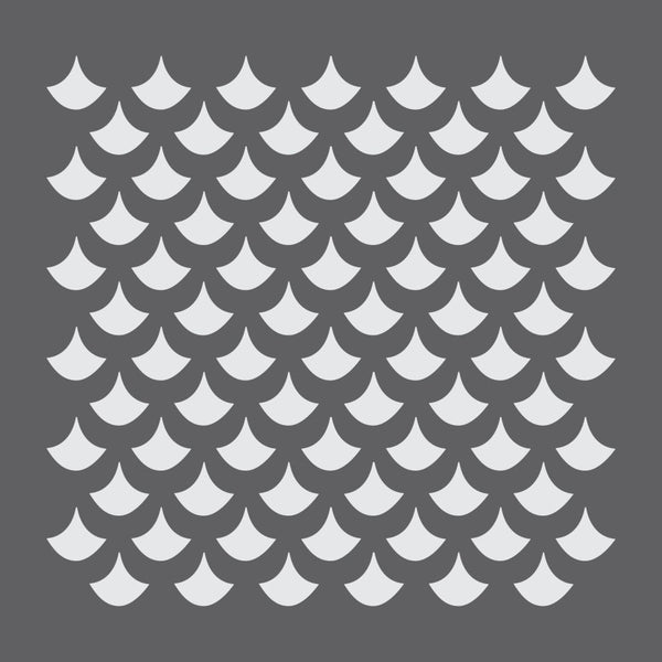 Dragon Scales Mini Craft Stencil