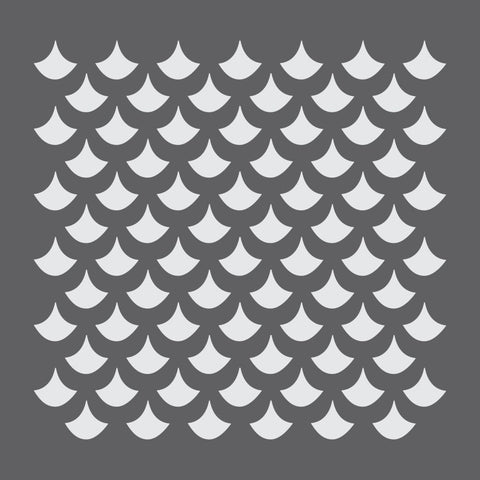 Dragon Scales Mini Craft Stencil