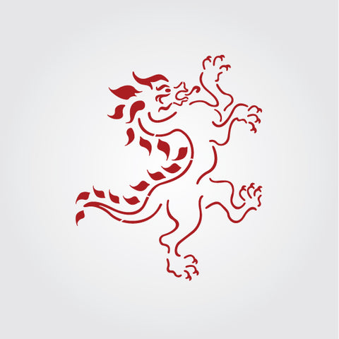 Regal Dragon Craft Stencil