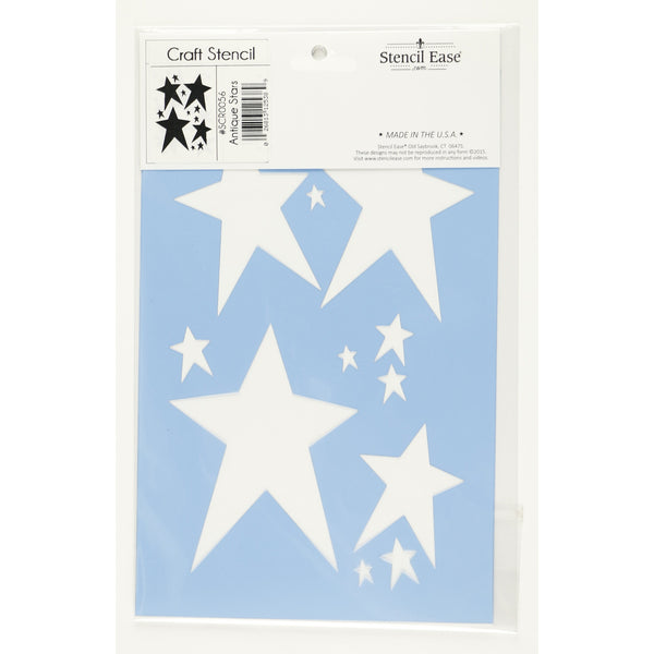 Antique Stars Craft Stencil